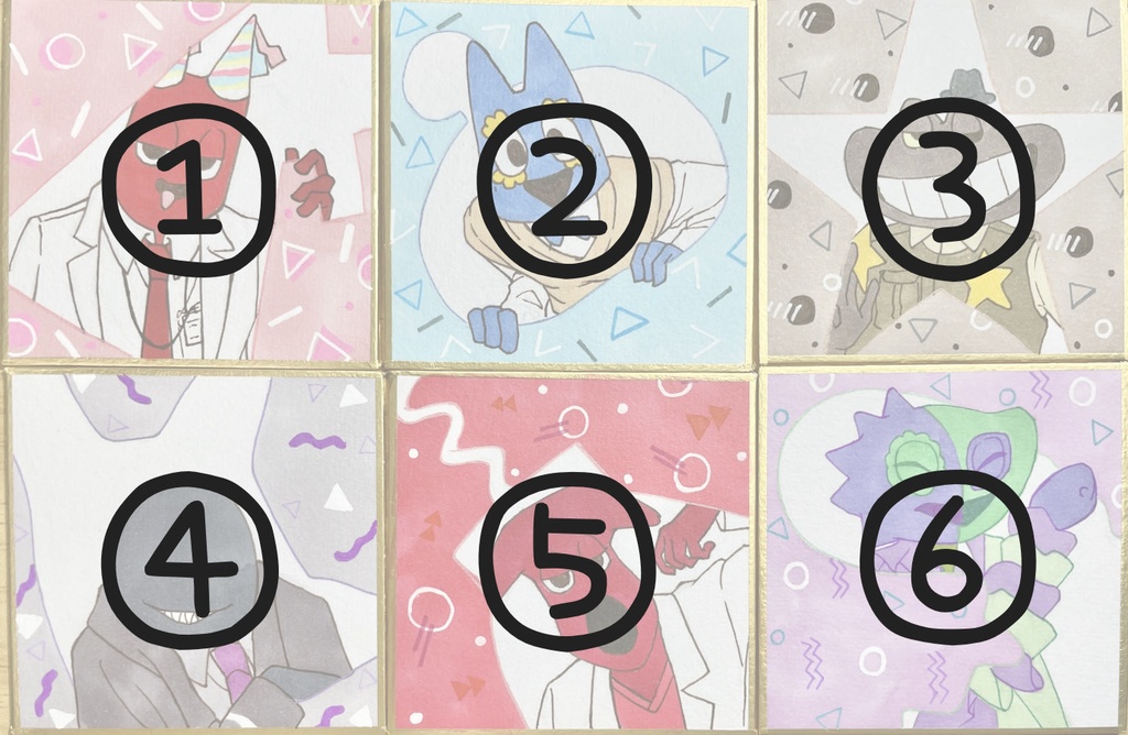 【豆色紙】GoB半擬人化