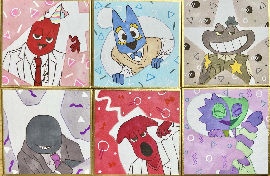 【豆色紙】GoB半擬人化