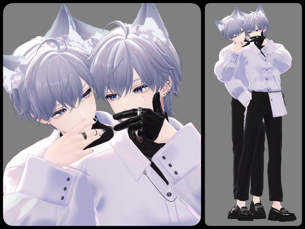 【無料/Free】シガーキス♡ペアポーズ【4アバター対応】