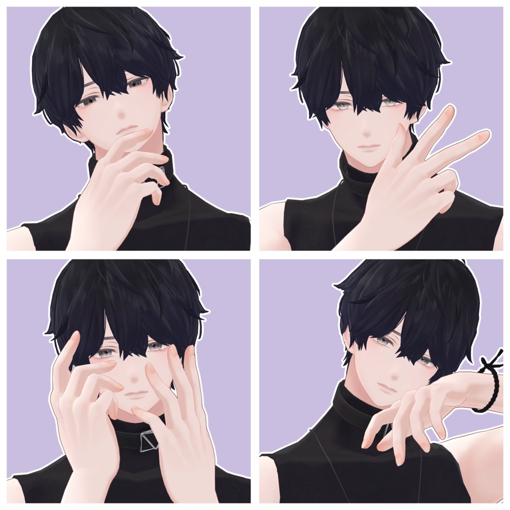 【無料/Free】サムネとかに使えるポーズ集