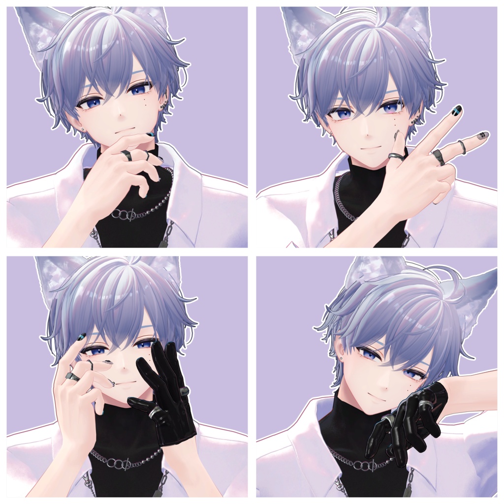 【無料/Free】サムネとかに使えるポーズ集 For 狛乃