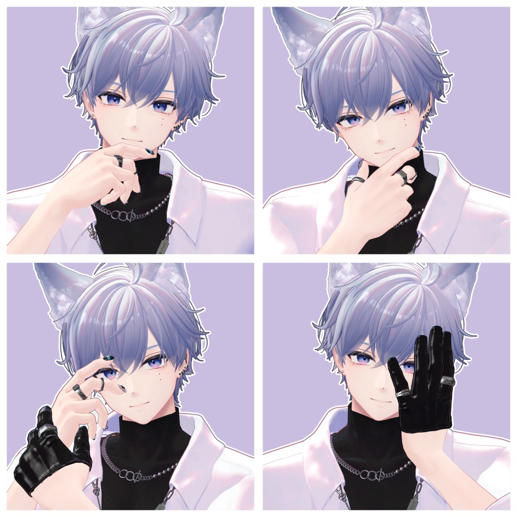 【無料/Free】サムネとかに使えるポーズ集 For 狛乃