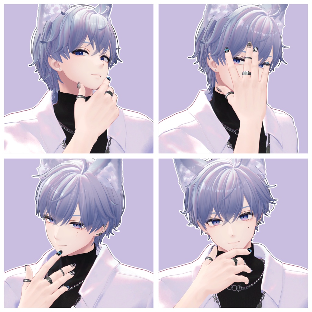 【無料/Free】サムネとかに使えるポーズ集 For 狛乃