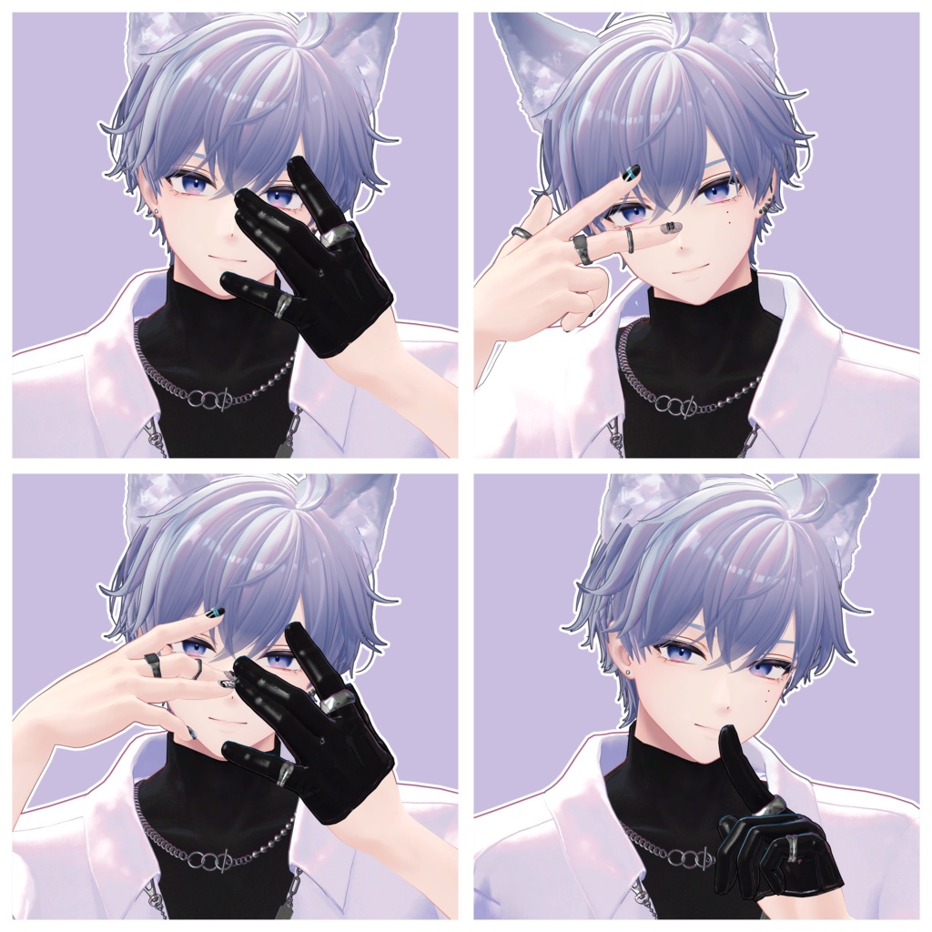 【無料/Free】サムネとかに使えるポーズ集 For 狛乃