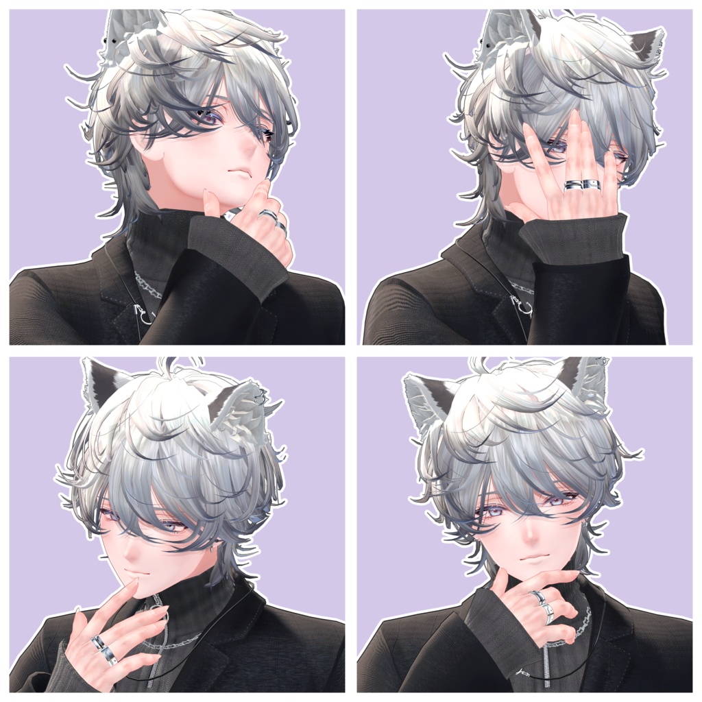 【無料/Free】サムネとかに使えるポーズ集 For 斑霞