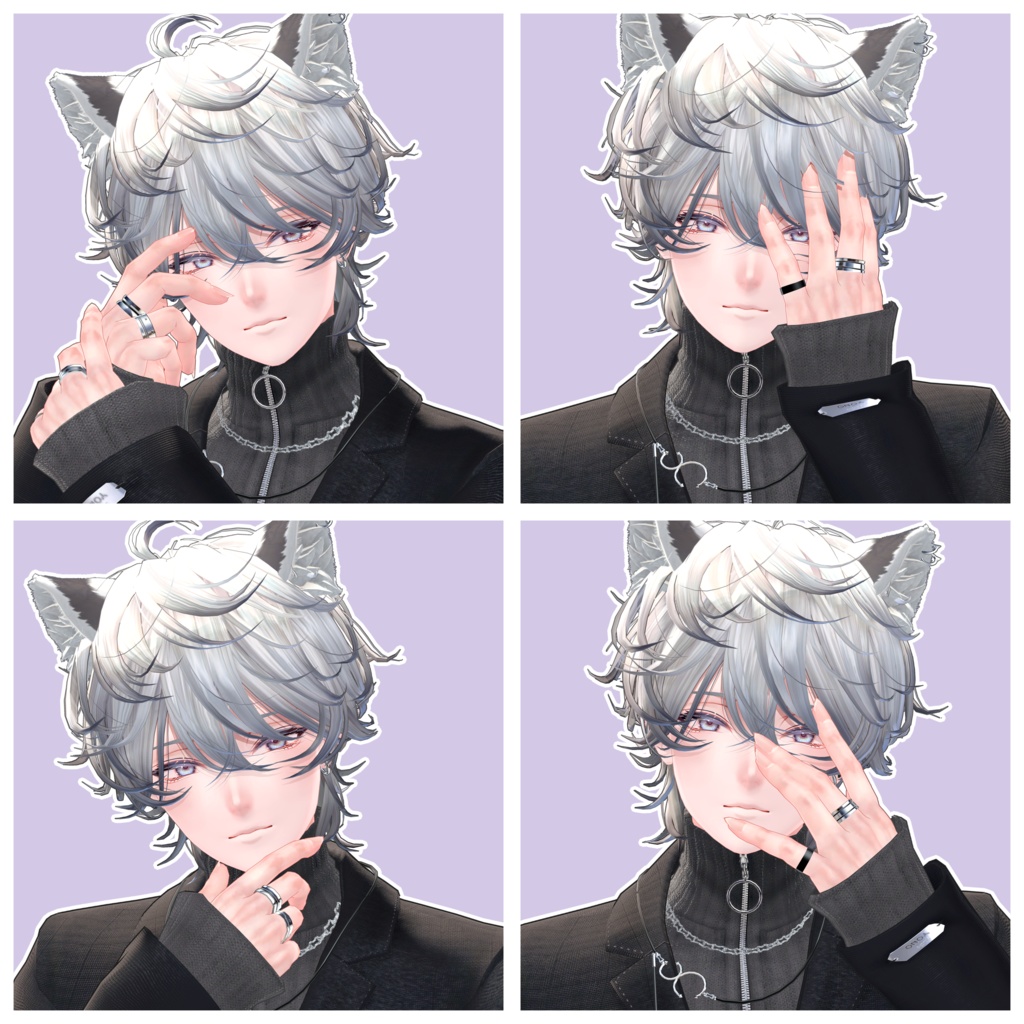 【無料/Free】サムネとかに使えるポーズ集 For 斑霞