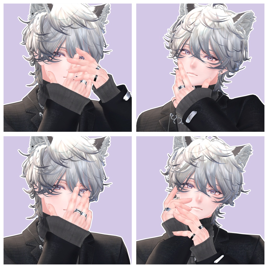 【無料/Free】サムネとかに使えるポーズ集 For 斑霞