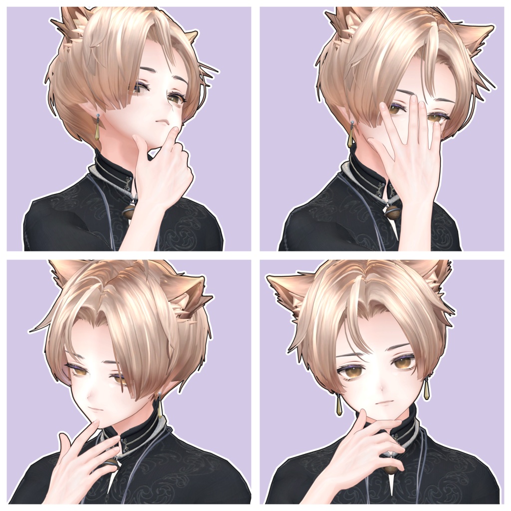 【無料/Free】サムネとかに使えるポーズ集 For Alué(アルエ)