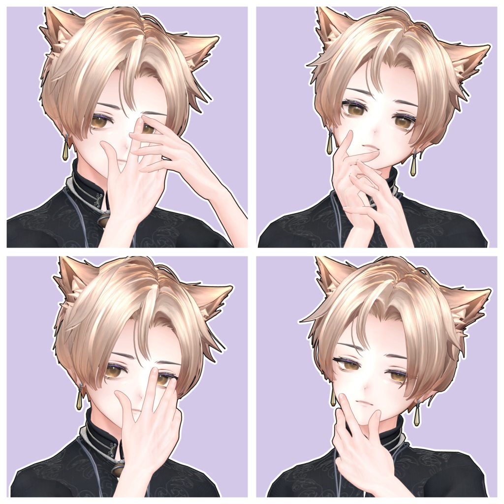 【無料/Free】サムネとかに使えるポーズ集 For Alué(アルエ)