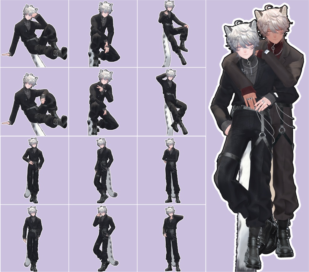 【無料/Free】PoyoLab Pose set vol.1