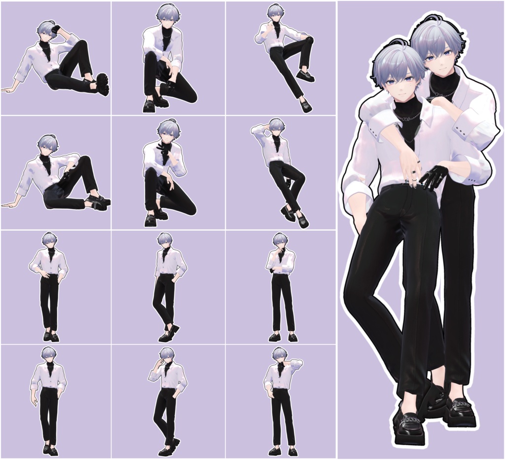 【無料/Free】PoyoLab Pose set vol.1