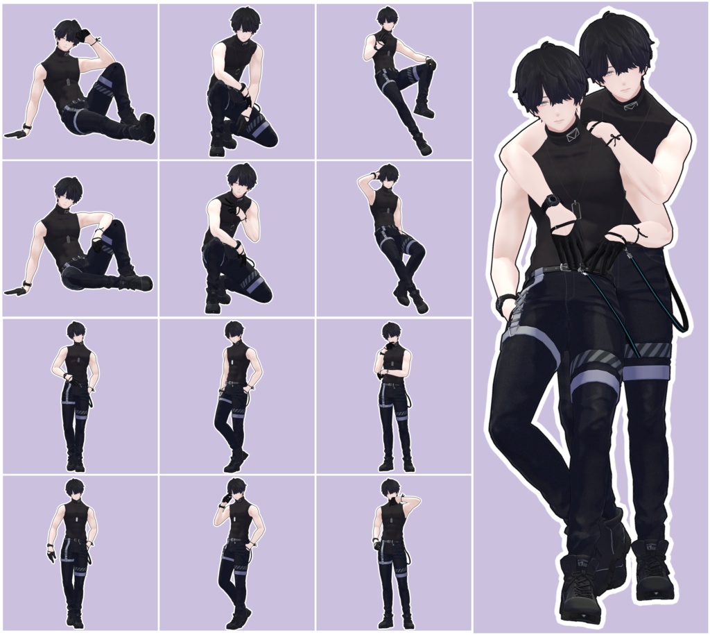 【無料/Free】PoyoLab Pose set vol.1