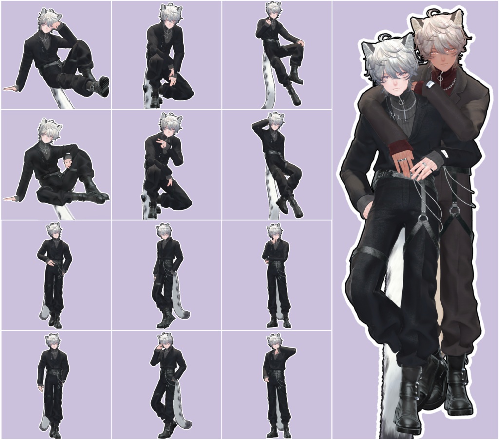 【無料/Free】PoyoLab Pose set vol.1