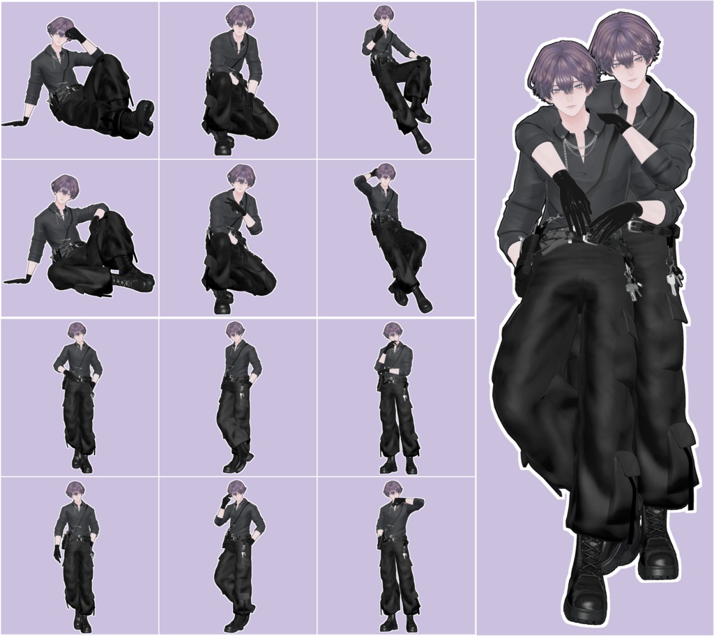 【無料/Free】PoyoLab Pose set vol.1