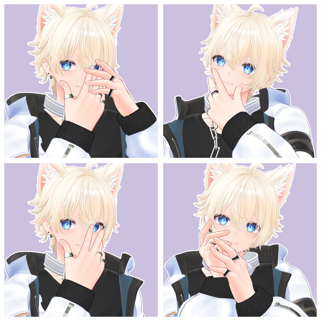 【無料/Free】サムネとかに使えるポーズ集 For 彼方