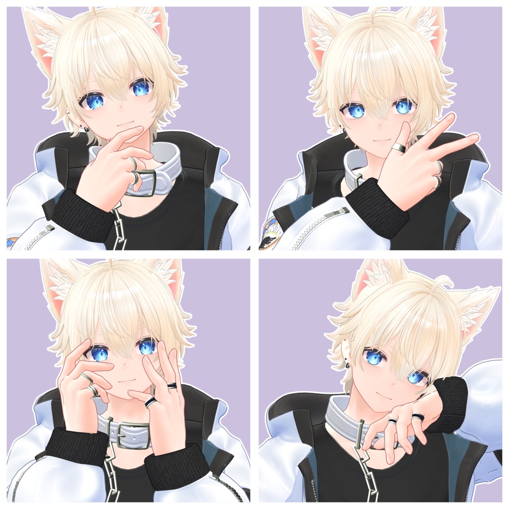 【無料/Free】サムネとかに使えるポーズ集 For 彼方