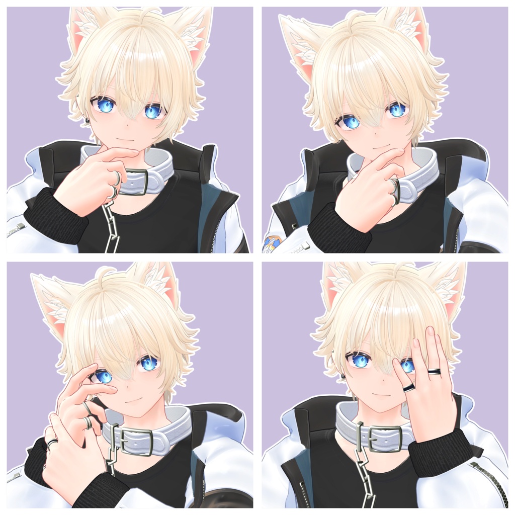 【無料/Free】サムネとかに使えるポーズ集 For 彼方