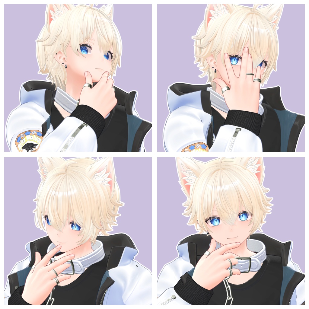 【無料/Free】サムネとかに使えるポーズ集 For 彼方