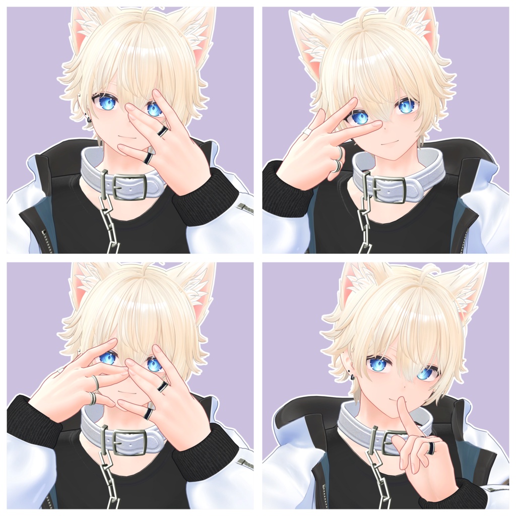 【無料/Free】サムネとかに使えるポーズ集 For 彼方