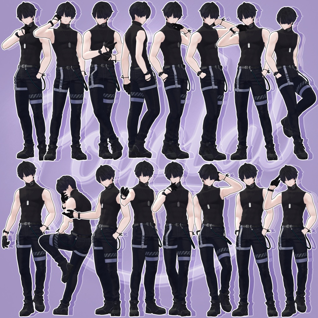 【無料/Free】PoyoLab Pose set vol.2