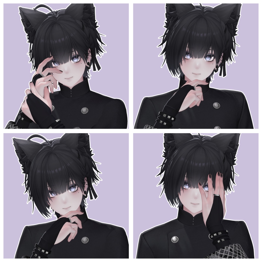 【無料/Free】サムネとかに使えるポーズ集 For 泣夜