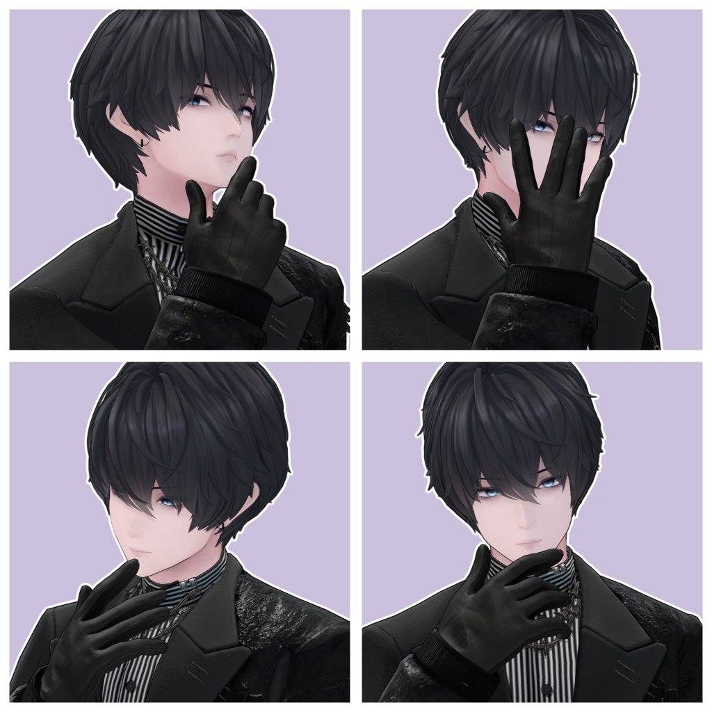 【無料/Free】サムネとかに使えるポーズ集 For 獏 / Baku