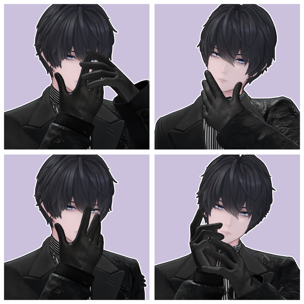 【無料/Free】サムネとかに使えるポーズ集 For 獏 / Baku