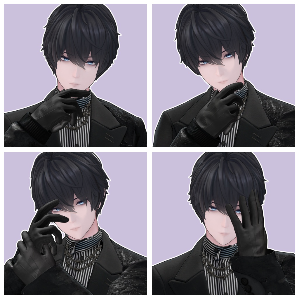 【無料/Free】サムネとかに使えるポーズ集 For 獏 / Baku