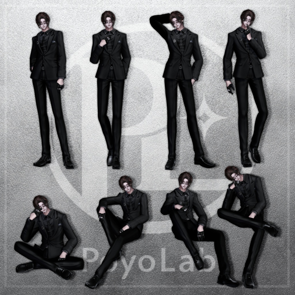 【無料/Free】PoyoLab Pose set vol.3