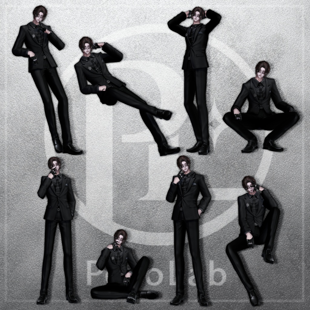 【無料/Free】PoyoLab Pose set vol.3