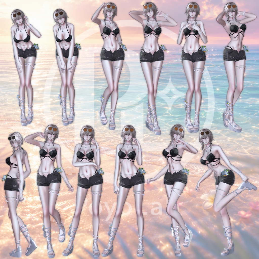 【無料/Free】PoyoLab GirlsEdition2 20pose