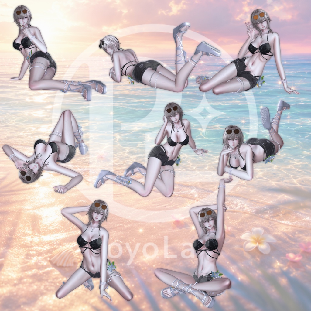 【無料/Free】PoyoLab GirlsEdition2 20pose