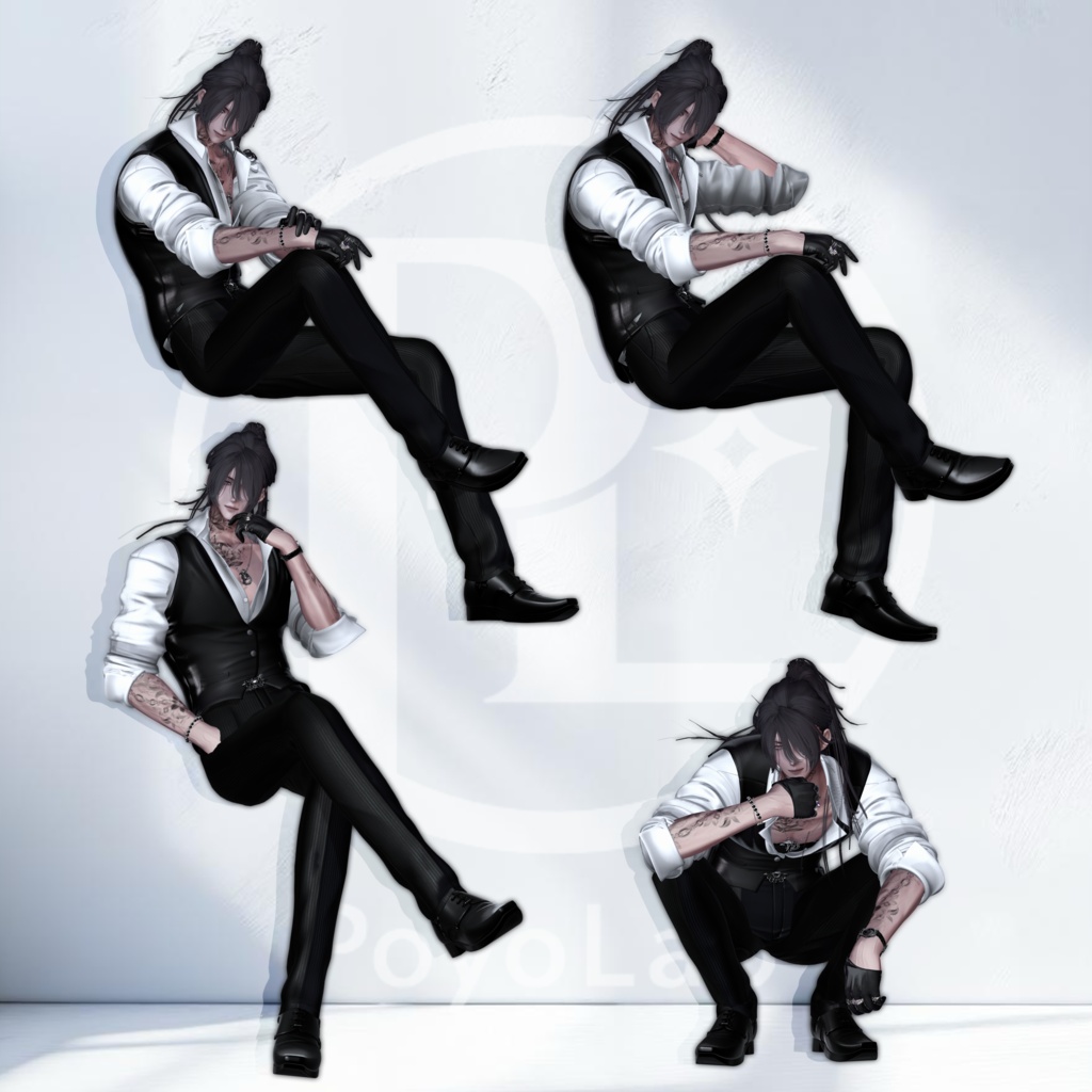 【無料/Free】PoyoLab Pose set vol.4