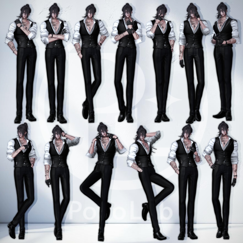 【無料/Free】PoyoLab Pose set vol.4