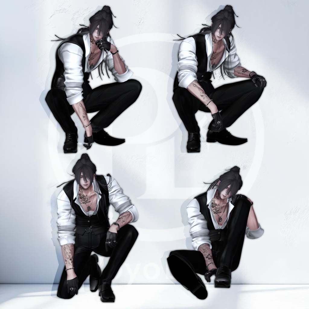 【無料/Free】PoyoLab Pose set vol.4