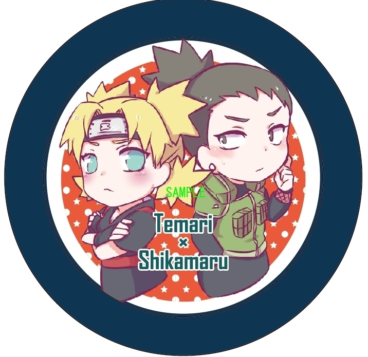 ★シカテマ缶バッチストラップ