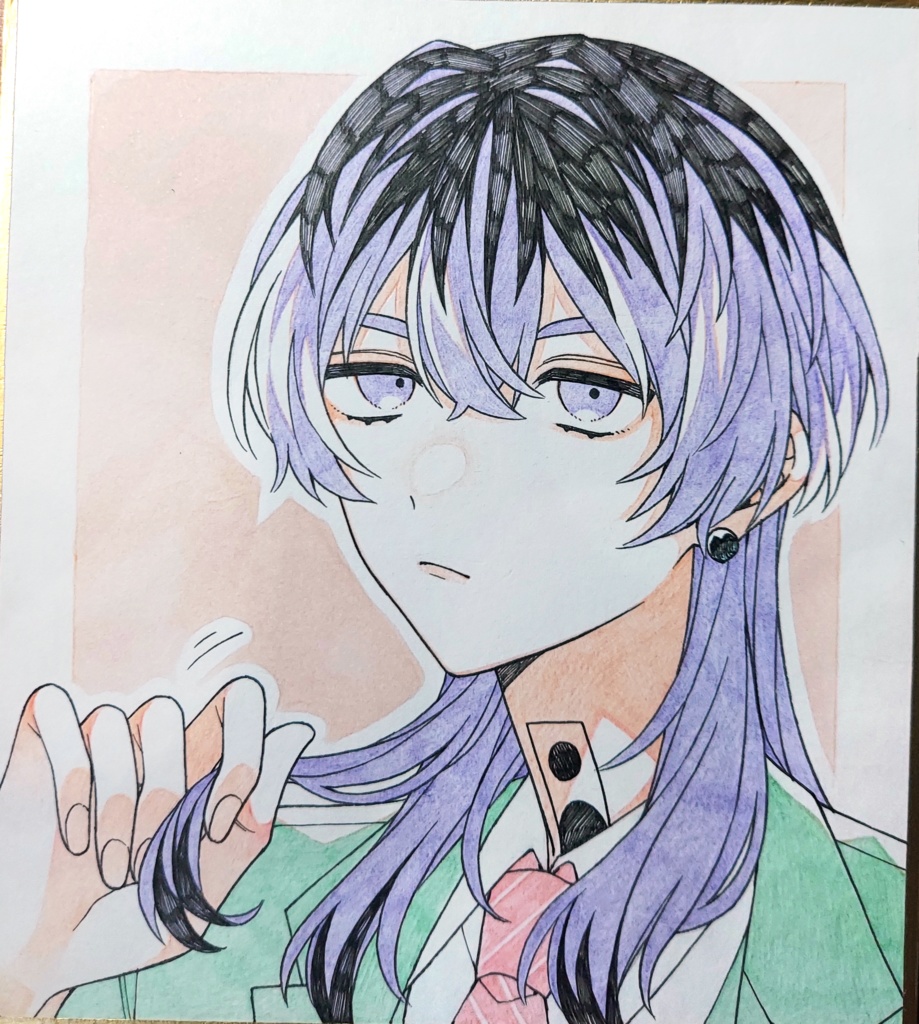 東京リベンジャーズ 手描きイラスト ファンアート 瓦城千咒 東リ