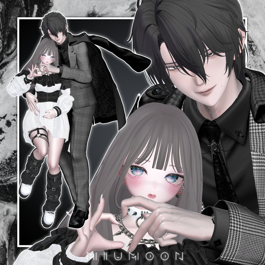 VRC ペアポーズ8種🍒 【MIUMOON_POSE】