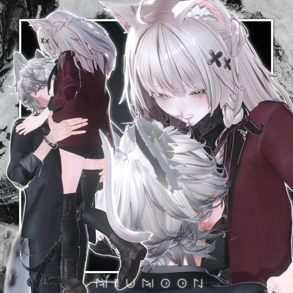 VRC ペアポーズ8種🍒 【MIUMOON_POSE】
