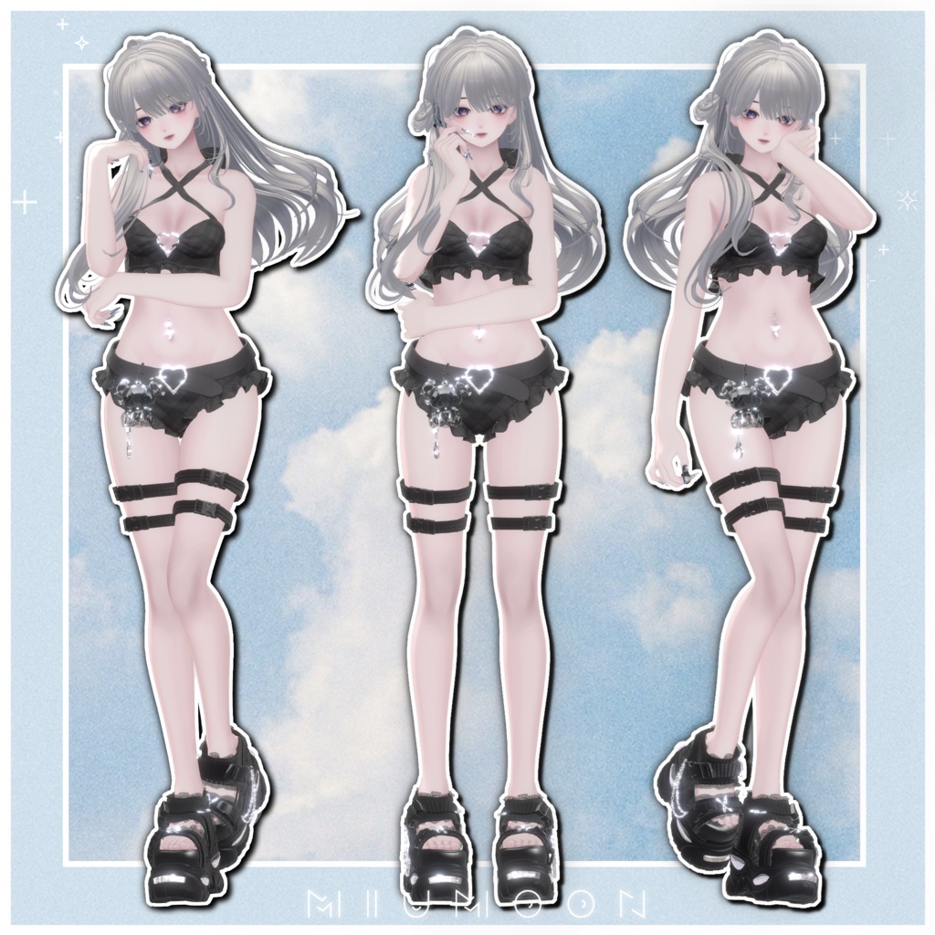 【1週間限定無料】ポーズ6種【MIUMOON_POSE】