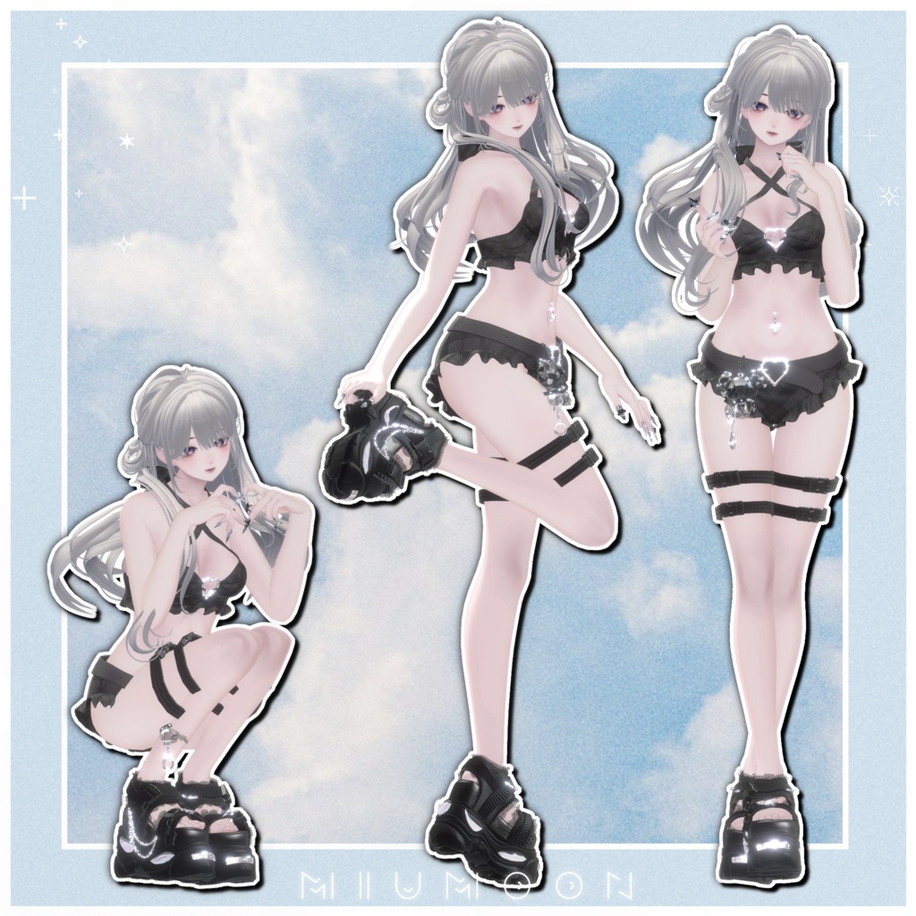 【1週間限定無料】ポーズ6種【MIUMOON_POSE】