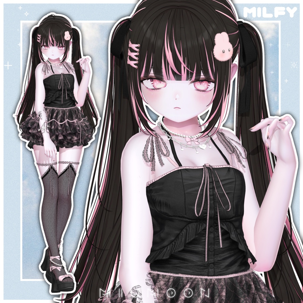 女性用ポーズ10種 Vol.2🍒【MIUMOON_POSE】