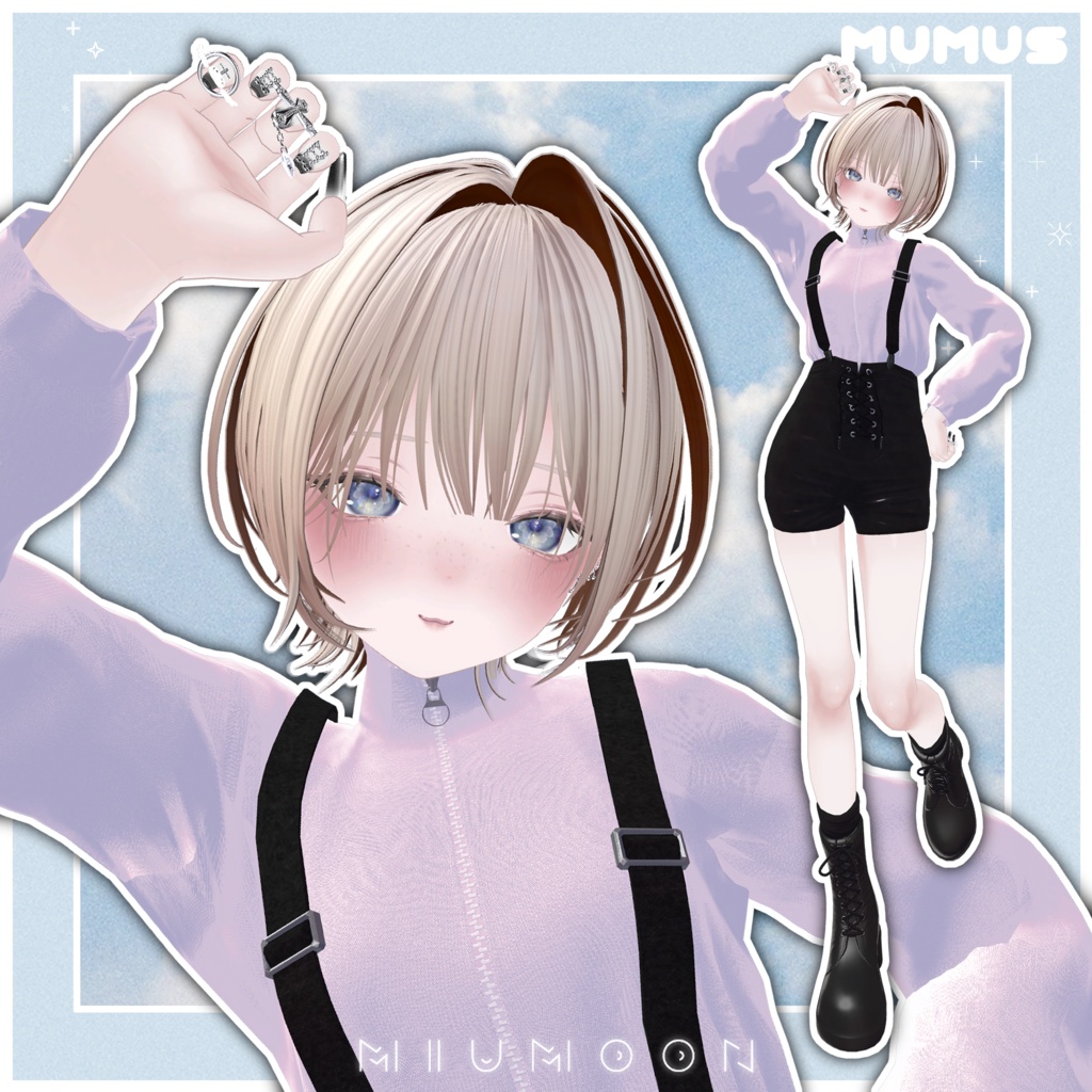 女性用ポーズ10種 Vol.2🍒【MIUMOON_POSE】