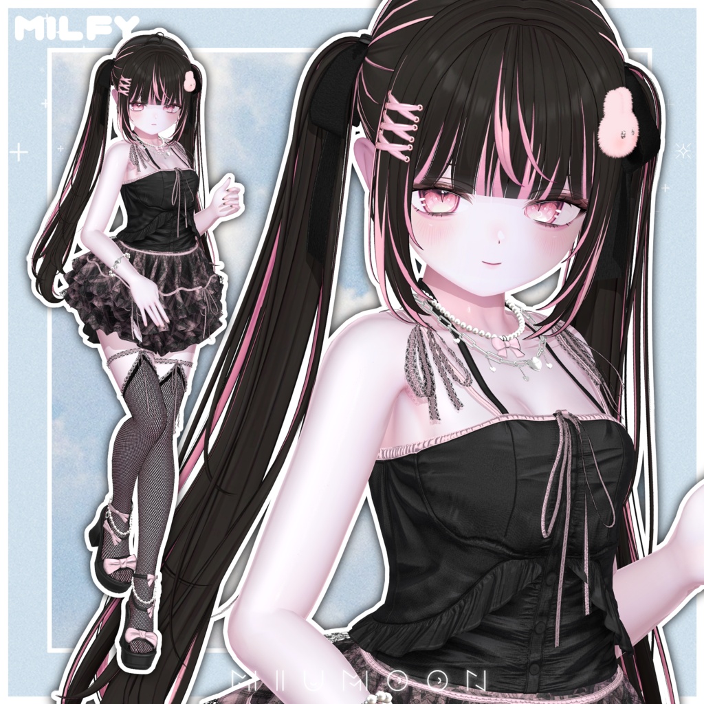 女性用ポーズ10種 Vol.2🍒【MIUMOON_POSE】