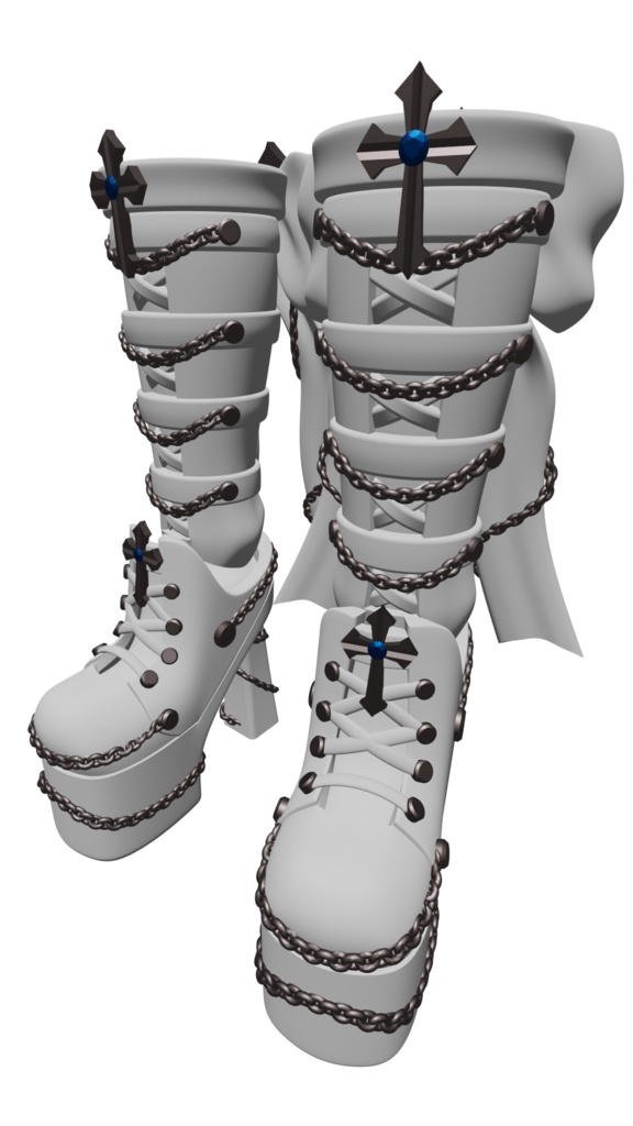 ゴシックチェーンブーツ