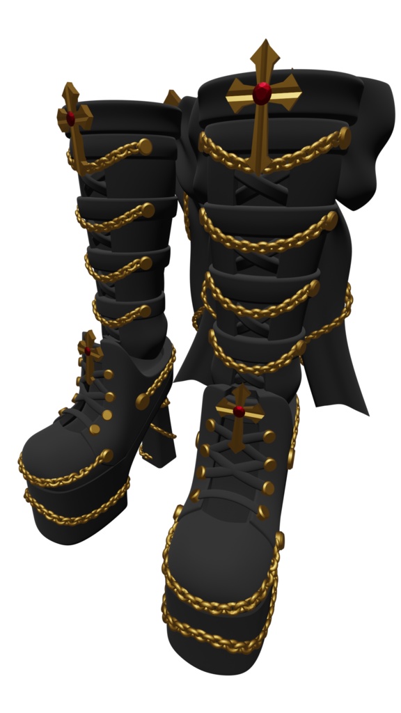 ゴシックチェーンブーツ