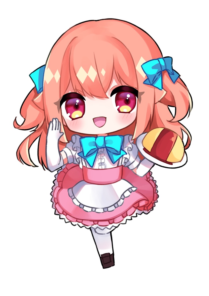 花咲ららアクリルキーホルダー【メイドバージョン】