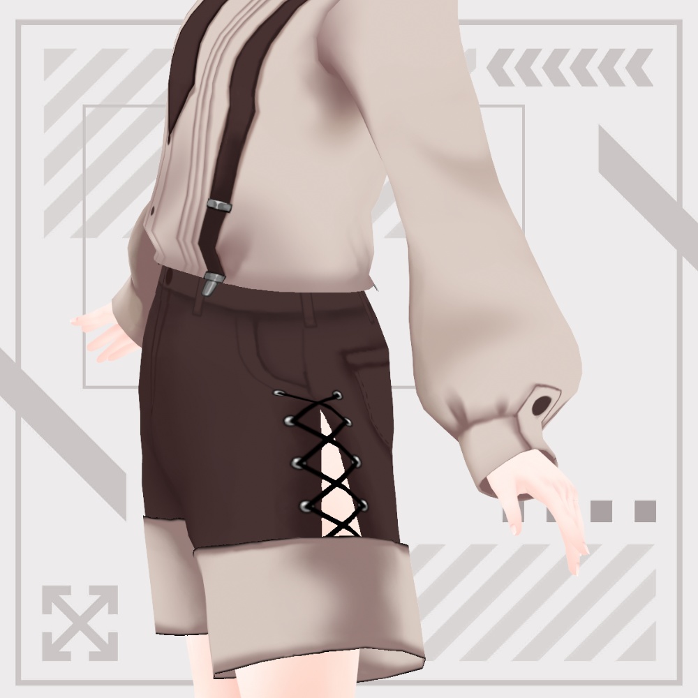 【Vroidテクスチャ】セピア色の学生服