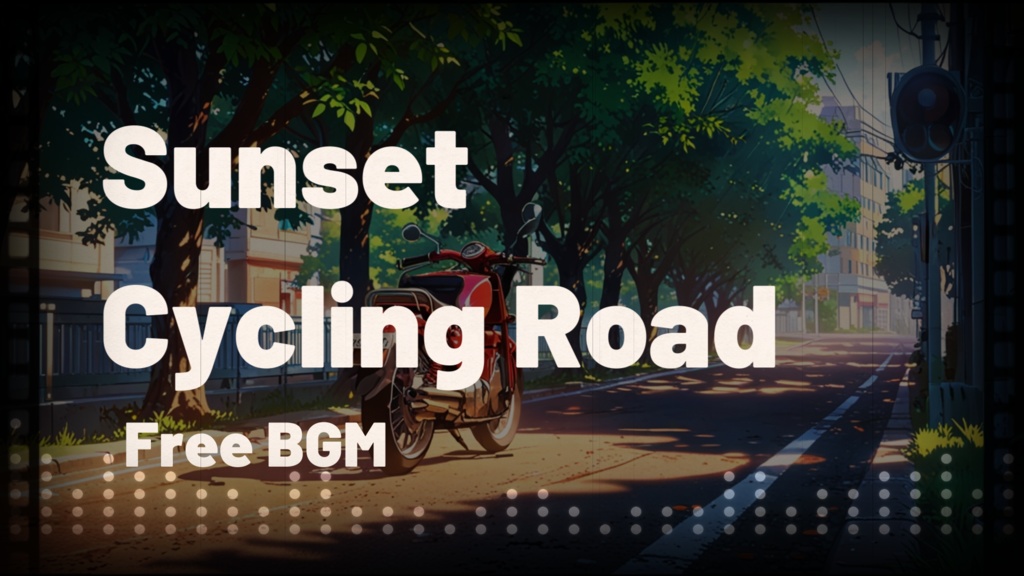 Sunset Cycling Road