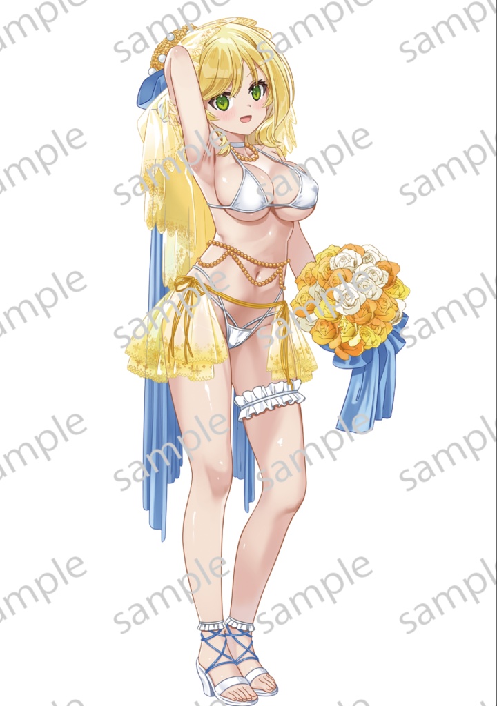 閑無ちゃんアクリルスタンド　ウェディング水着Ver.